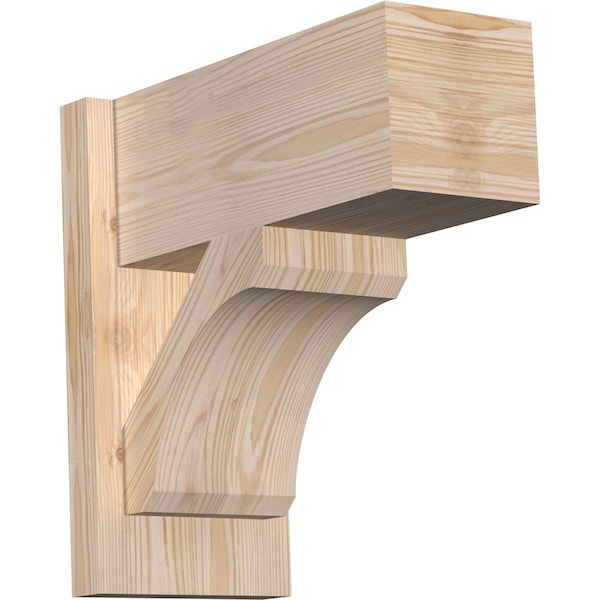 Ekena Millwork Legacy Block Smooth Outlooker, Douglas Fir, 7 1/2"W x 16"D x 16"H OUT08X16X16LEC05SDF - main